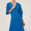 Closet London Cobalt Blue Pleated Sleeve Wrap Dress -Closet London Popular Shop JD6224 DSC 8234 done 49102.1633089710.1280.1280 copy 18560.1653059727