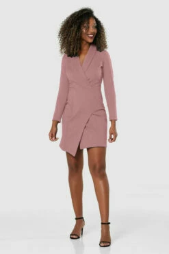 Closet London Pink Blazer Dress