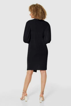 Closet London Black Wrap Puff Sleeves Pencil Dress -Closet London Popular Shop JD6546 BLUSH JD9637 BLUSH 72113 22255 51875.1695211582
