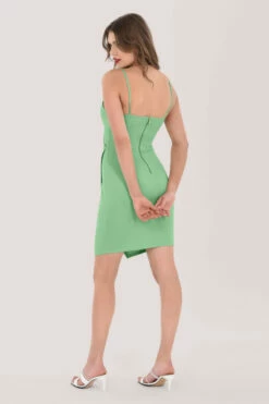 Closet London Green Wrap Pleated Mini Dress 11 Closet London Green Wrap Pleated Mini Dress -Closet London Popular Shop JD6946 DSC 2363 35860.1623925358