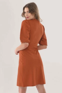 Closet London Brown High Neck A-Line Dress 9 Closet London Brown High Neck A-Line Dress -Closet London Popular Shop JD6996 DSC 0965 95589.1623341273