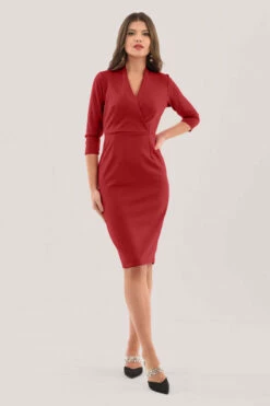 ClosetLondon Wrap SAMBA Pencil Dress