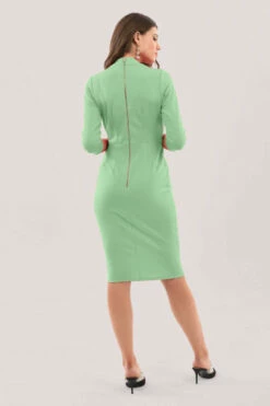 Closet London Mint Green Wrap Pencil Dress -Closet London Popular Shop JD7111 DSC 9145 71044.1624020340.1280.1280 copy 31 54592.1687264819
