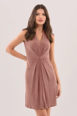 Closet London Pink Centre Pleats A-Line Dress -Closet London Popular Shop JD7115 DSC 8908 62677.1633090091