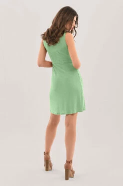 Closet London Mint Green Centre Pleats A-Line Dress -Closet London Popular Shop JD7115 DSC 8917 88625.1633527156