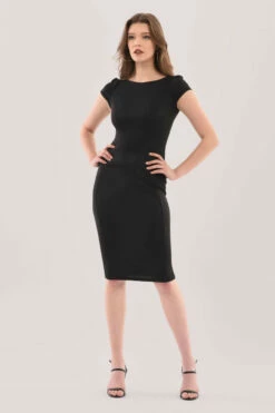 Closet London Black Jersey Bodycon Dress -Closet London Popular Shop JD7117 DSC 9121 10459.1625736832