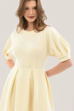 Closet London Cream Kimono Puff Sleeve Full Skirt Dress -Closet London Popular Shop JD7125 DSC 8675 54768.1624021262.1280.1280 59018.1626428248