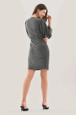 Closet London Silver Twist Pencil Dress -Closet London Popular Shop JD7336 DSC 0237 32039.1633340416