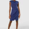 Closet London Royal Blue Jersey Pleated Pencil Dress