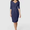 Closet London Navy PencilMidi Dress
