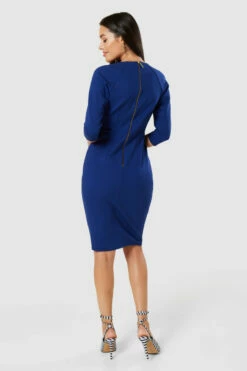 Closet London Navy Blue Pencil Dress -Closet London Popular Shop JD9209 20220830 Closet London 33033 26684.1677166324