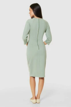 Closet London Sage Green Pencil Dress -Closet London Popular Shop JD9209 SAGE 72139 23741.1679677327
