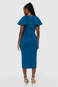 Closet London Blue Teal Bodycon Dress -Closet London Popular Shop JD9491 TEAL 65107 42459.1690195572