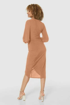 Closet London Blush Pink Wrap Pencil Dress -Closet London Popular Shop JD9636 BLUSH JD7123 BLACK 70909 copy1 82110.1695286716