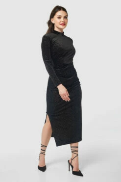 Closet LondonBlack Pencil Midi Dress -Closet London Popular Shop JD9865 BLACK Closet London1357 94465.1697123776