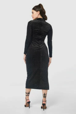 Closet LondonBlack Pencil Midi Dress -Closet London Popular Shop JD9865 BLACK Closet London1361 26531.1697123777