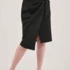 Closet London Black Wrap Pencil Skirt -Closet London Popular Shop JS6707 DSC 7286 27799.1633088127
