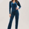 Closet London Blue Pleated Sleeve Jumpsuit -Closet London Popular Shop JT6926 DSC 9866 00169.1633089992