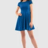 Closet London Blue Skater Dress