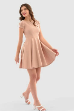 Closet London Blush Skater Dress -Closet London Popular Shop Jd7083 Blush DSC 5712 72611.1649779339