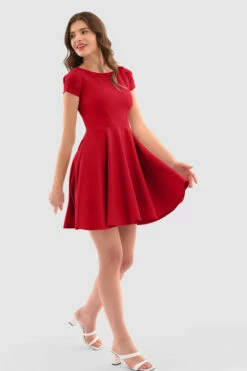 Closet London Red Skater Dress -Closet London Popular Shop Jd7083 Blush DSC 5712 72611.1649779339.1280.1280 copy 2 24602.1653058926