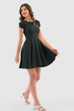 Closet London Black Skater Dress -Closet London Popular Shop Jd7083 Blush DSC 5712 72611.1649779339.1280.1280 copy 73825.1653058872