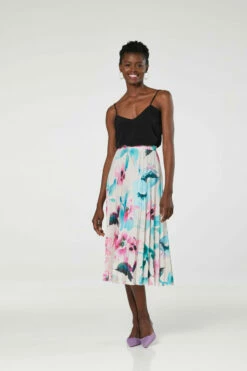 Closet London Pale Blue Sunray Pleated Skirt -Closet London Popular Shop NPPctV3I 69683.1659020117