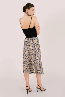 Closet London Beige Snakeskin Print Skirt -Closet London Popular Shop S5377 DSC 1726 14562.1566385204