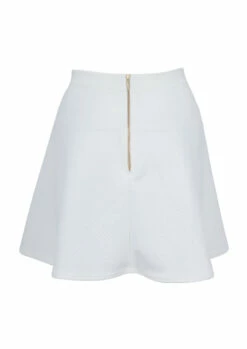 Closet London Ivory Panel Skirt -Closet London Popular Shop S786 WHITE BACK MANNEQUIN 36743.1605627107