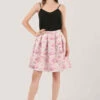 Closet London Pink Jacquard Box Pleat Skirt -Closet London Popular Shop S817D DSC 3522 26890.1633089730