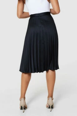 Closet London Petite Black Pleated Skirt -Closet London Popular Shop S8982 BLACK 0628 80413.1678814065