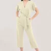 Closet London Ivory Wrap Over Tie Front Jumpsuit -Closet London Popular Shop T5143 DSC 5187 62497.1633090012.1280.1280 copy 3 13691.1653062190