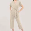 Closet London Beige Wrap Over Tie Front Jumpsuit -Closet London Popular Shop T5143 DSC 5187 62497.1633090012.1280.1280 copy 4 36296.1653062153
