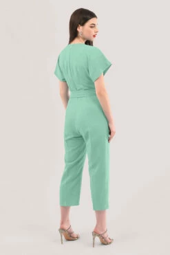 Closet London Sage Green Wrap Over Tie Front Jumpsuit 9 Closet London Sage Green Wrap Over Tie Front Jumpsuit -Closet London Popular Shop T5143 DSC 5198 7 64097.1660748818