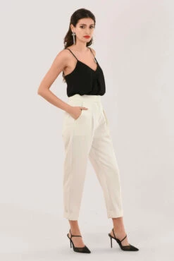 Closet London White High Waist Tailored Trouser 6 Closet London White High Waist Tailored Trouser -Closet London Popular Shop T5662 DSC 8389 95782.1580229799