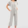 Closet LondonSilver Kimono Sleeve Jumpsuit -Closet London Popular Shop T7088 Rust DSC 6879 50608 4 16555.1660748381