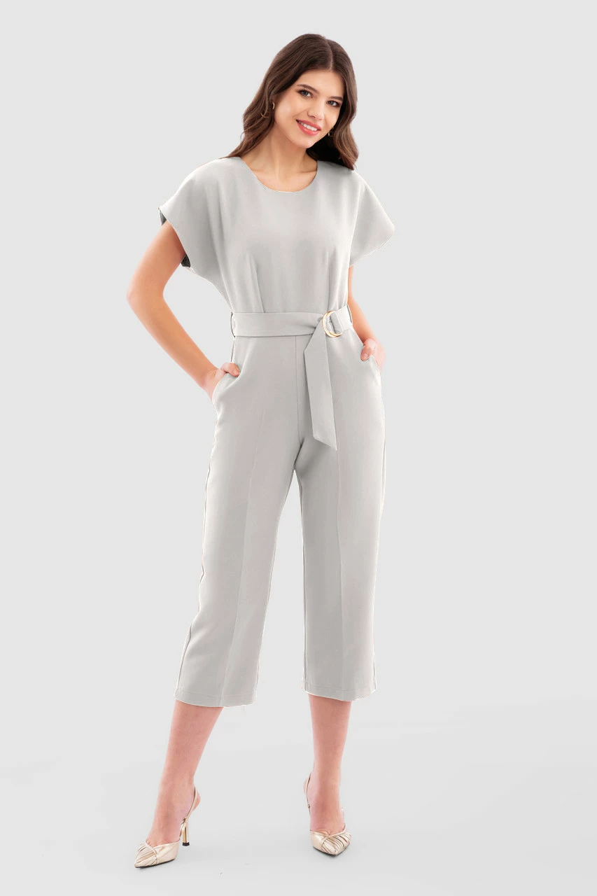 Closet LondonSilver Kimono Sleeve Jumpsuit 3 Closet LondonSilver Kimono Sleeve Jumpsuit