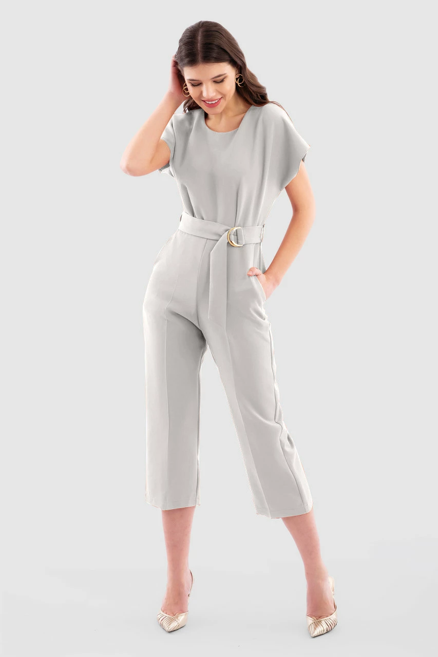 Closet LondonSilver Kimono Sleeve Jumpsuit 4 Closet LondonSilver Kimono Sleeve Jumpsuit - Image 2