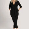 Closet LondonCross Over Jumpsuit Black