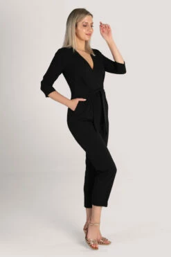 Closet LondonCross Over Jumpsuit Black 8 Closet LondonCross Over Jumpsuit Black -Closet London Popular Shop T7099 BLACK 17 86694.1621263611