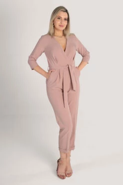 ClosetLondon Pink Cross Over Jumpsuit