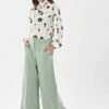 Closet London Green London Wide Leg Trousers -Closet London Popular Shop T7104 6523 3 25242.1633090123