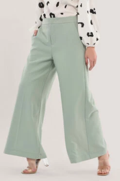 Closet London Green London Wide Leg Trousers -Closet London Popular Shop T7104 6538 82949.1625572024