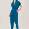 Closet London Blue Wrap Front Kimono Jumpsuit -Closet London Popular Shop T7112 DSC 8704 02833.1624022650.1280.1280 copy 2 20532.1653062539