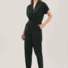 Closet London Black Wrap Front Kimono Jumpsuit -Closet London Popular Shop T7112 DSC 8704 02833.1624022650.1280.1280 copy 62438.1653062513