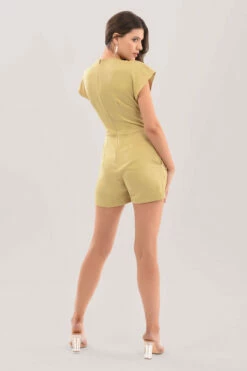 Closet LondonKhakiWrap Kimono Playsuit -Closet London Popular Shop T7118 DSC 8399 93474.1624022814