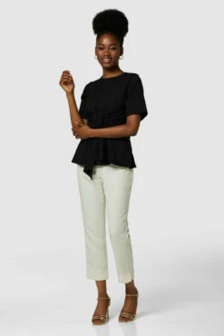 Closet London Black Tie Waist Top -Closet London Popular Shop T7149 B7106 4453 48228.1633957067