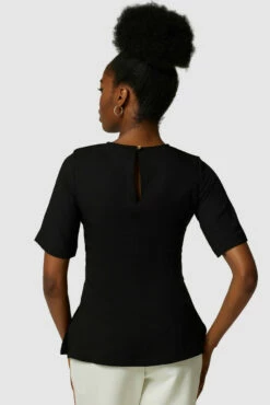 Closet London Black Tie Waist Top -Closet London Popular Shop T7149 B7106 4489 41197.1633957083