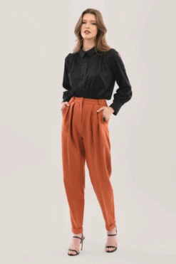 Closet London Rust Orange Wide Leg Trousers 8 Closet London Rust Orange Wide Leg Trousers -Closet London Popular Shop T7247 DSC 8344 03745.1636477691