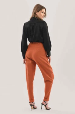 Closet London Rust Orange Wide Leg Trousers 9 Closet London Rust Orange Wide Leg Trousers -Closet London Popular Shop T7247 DSC 8355 59159.1636477691